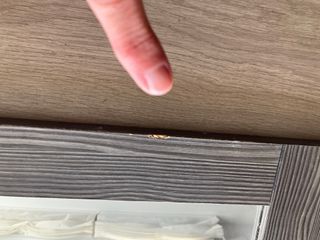 Espejo de pared gris