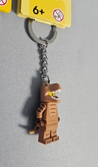 Llaveros LEGO Tiburón y Dinosaurio