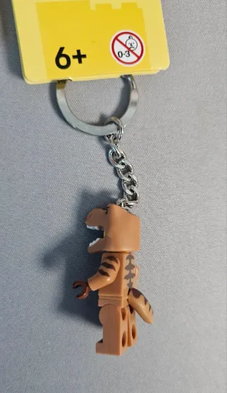 Llaveros LEGO Tiburón y Dinosaurio