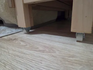 Mesa comedor plegable de madera