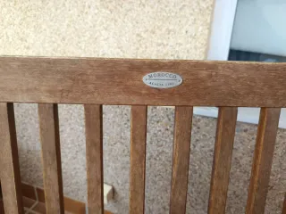 Conjunto exterior: 2 sillones y mesa