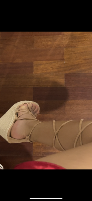 Tacones ZAPSHOP Plataforma Beige/Rosa Talla 38