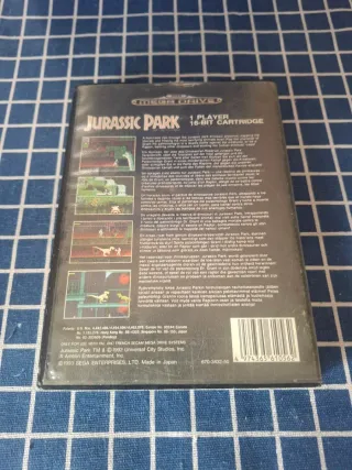 MEGADRIVE JURASSIC PARK ORIGINAL