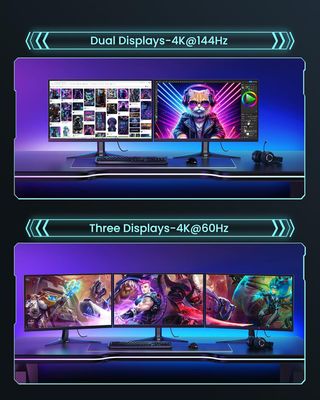 Silkland 50CM Cable DisplayPort 2.1 [DP a DP], Cer