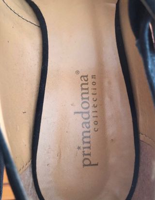Zapatos de tacón negros Mary Jane talla 38