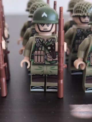 LEGO Militar Compatible WW2 EEUU, Rusos, Alemanes