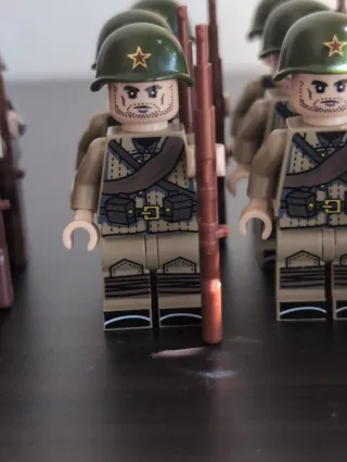 LEGO Militar Compatible WW2 EEUU, Rusos, Alemanes