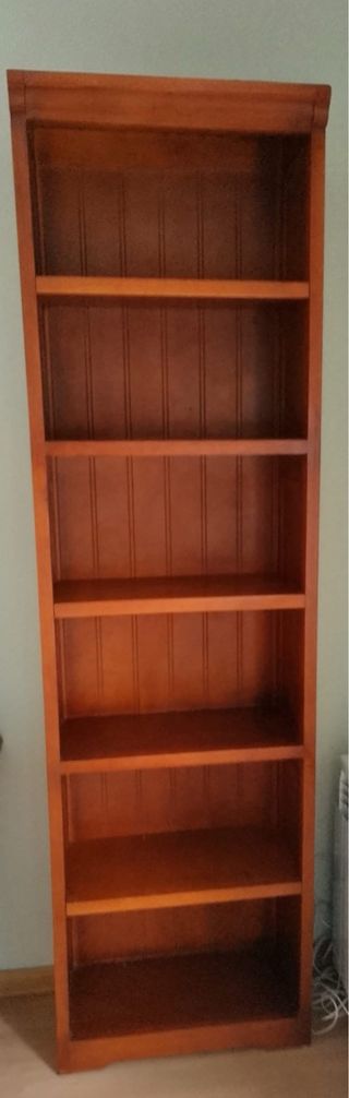 Estantería de madera 6 baldas