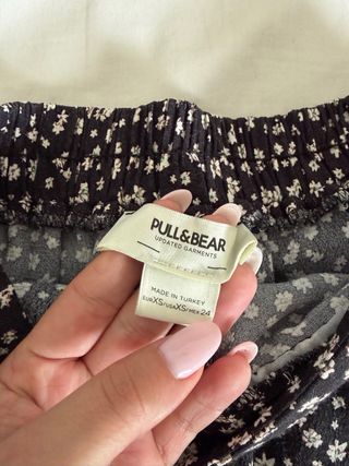 Saia-calção floral Pull&Bear XS