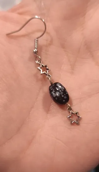 Orecchini e ciondolo con stelle