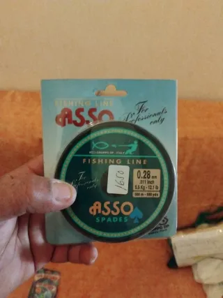Lote 6 hilos de pesca Gorilla, Asso, Ocean