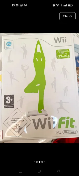 Console  I versione Nintendo Wii + pedana + giochi