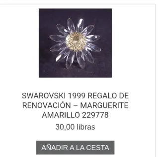 Figura Swarovski Margarita Original