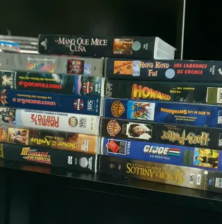 Lote 13 Películas VHS Acción/Aventura/Anime