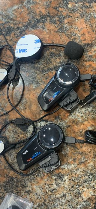 FODSPORTS FX6 Intercomunicador para 2 Cascos