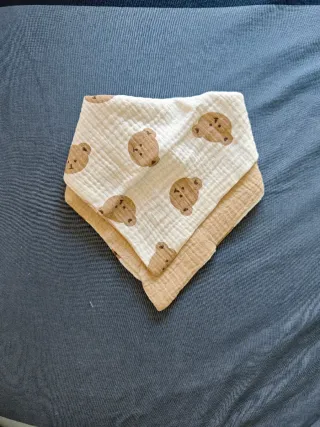Bandana doble bebé arcoíris o ositos