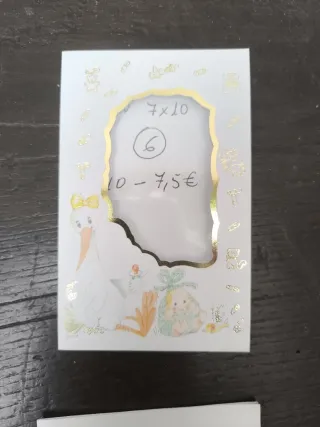 Recordatorios bautizo para foto  9x13cm o 7x10cm