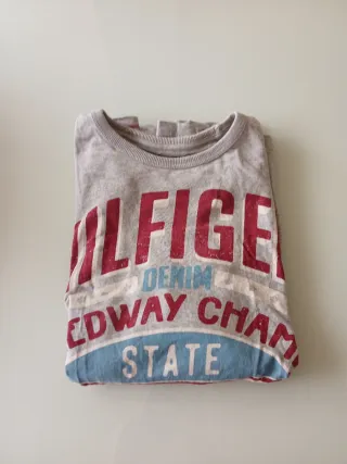 Camiseta Tommy Hilfiger Hombre Gris