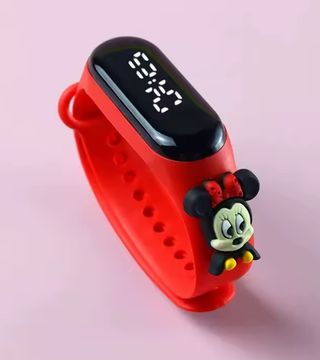Reloj LED Disney Minnie Mouse - Táctil y Resistent
