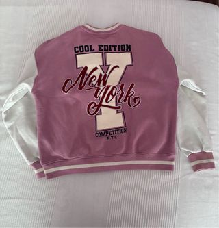 Conjunto cazadora y sudaderas niña