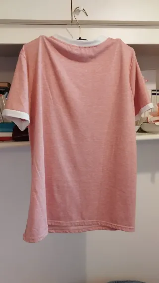 T-shirt donna rosa melange L-XL