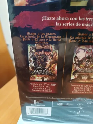 Ataque a los Titanes Colección Películas DVD