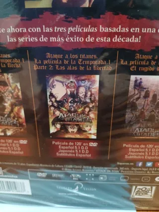 Ataque a los Titanes Colección Películas DVD