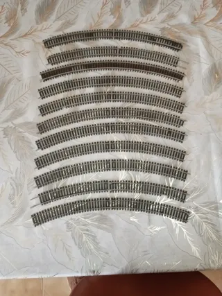 11 Vías Curvas usadas, Escala HO