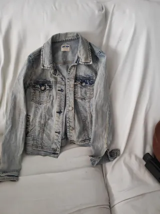 Cazadora vaquera Mango Talla S