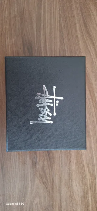 Portafoglio Stussy unisex nero a scacchi