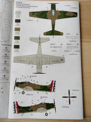 A-1H SKYRAIDER MAQUETA ITALERI 1/48
