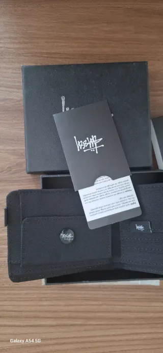 Portafoglio Stussy nero