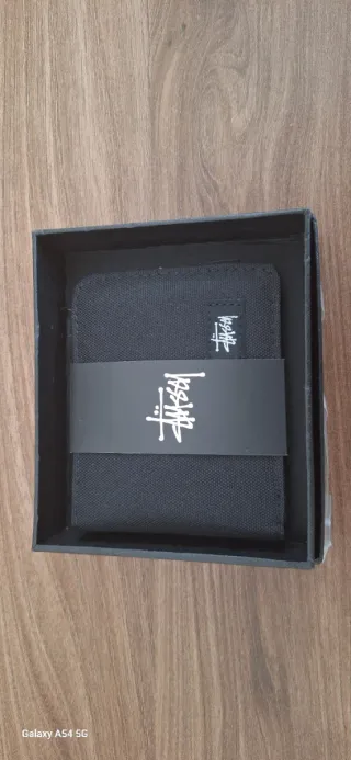 Portafoglio Stussy nero