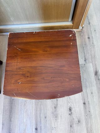 Conjunto 2 mesitas y sinfonier madera