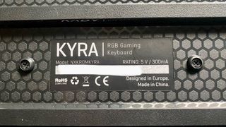Teclado Gaming Krom Kyra RGB Negro Multicolor