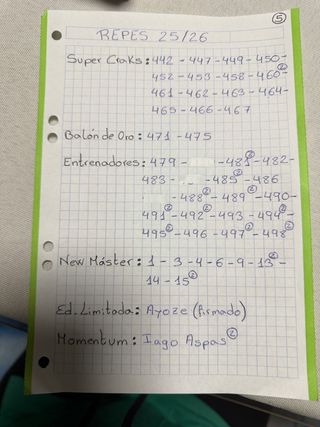 Cromos Liga Adrenalyn 25/26