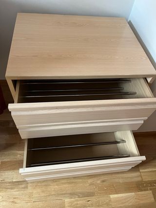 Cajonera/zapatero de madera clara