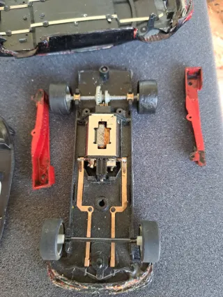 Coches Scalextric Subaru, Opel, Audi TT