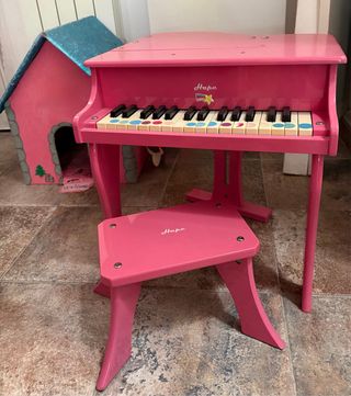 Piano a coda infantile Hape rosa