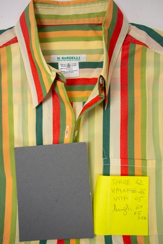 Camicia unisex M. Bardelli vintage a righe