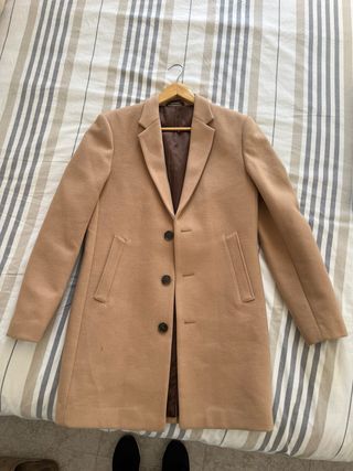 Chaqueta beige de paño