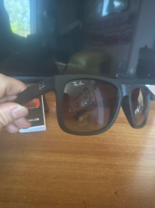 Occhiali Ray-Ban Neri Lenti Marroni Unisex