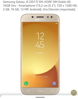 Samsung Galaxy J5 (2017) Dorado