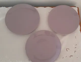 Set 6 piattini dessert lilla