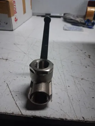 Codo Válvula G3/4 (Cu-Zn Nique)