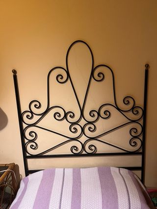 Cabecero de forja para cama de 90
