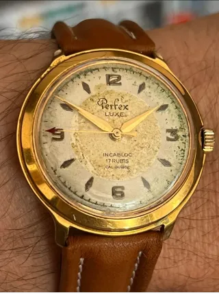 Reloj Perfex Luxe Swiss 17 Rubis Cal. Suisse