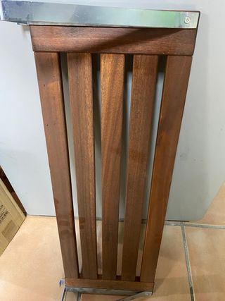 Estante Madera Acacia 68.5x24 con Soporte