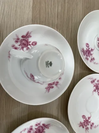 Servizio Caffè Limoges Porcellana Francese Vintage