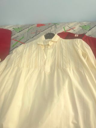 Traje Fallero Vino Tinto Chaleco y Camisas